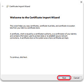 Certificate-Import-Wizard