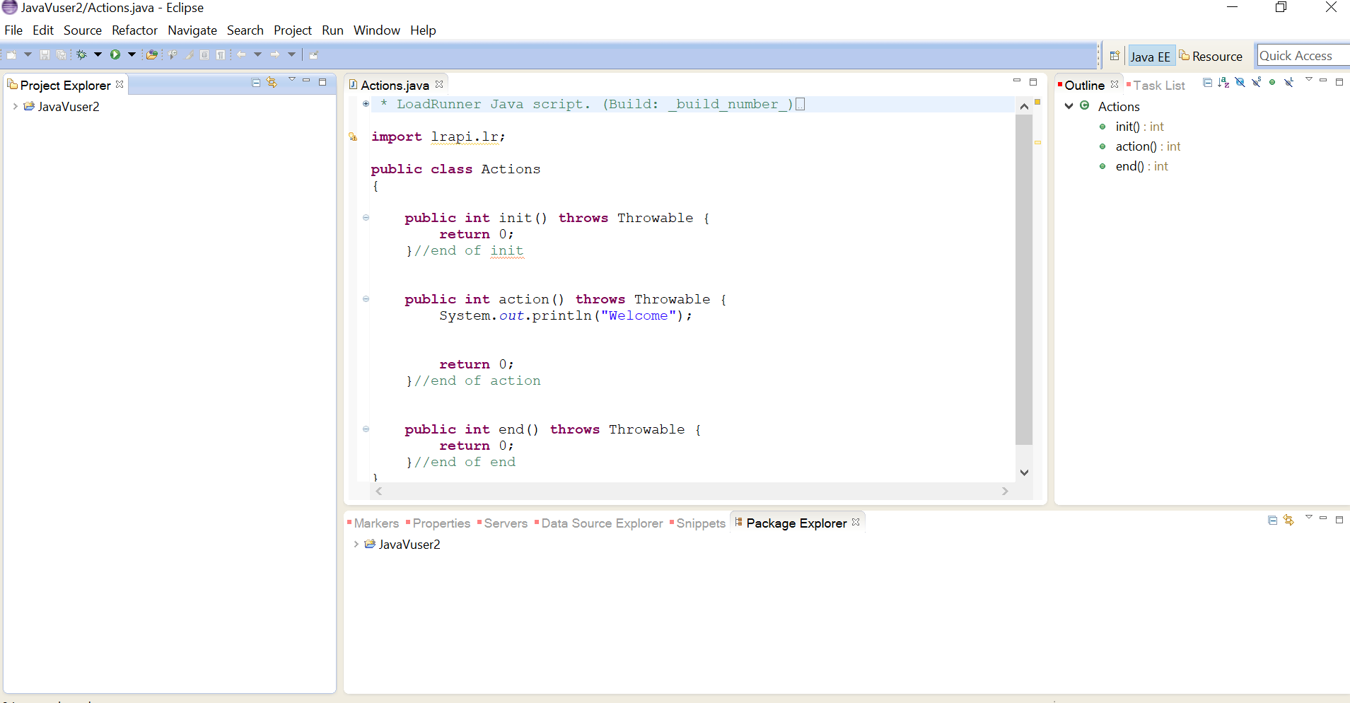 How to use Eclipse for Java Vuser Script Development in LoadRunner